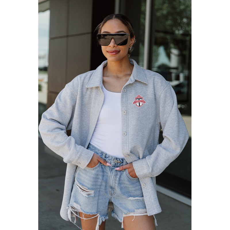 TORONTO FC Midfield Magic Collared Overshirt With Button Cuffs