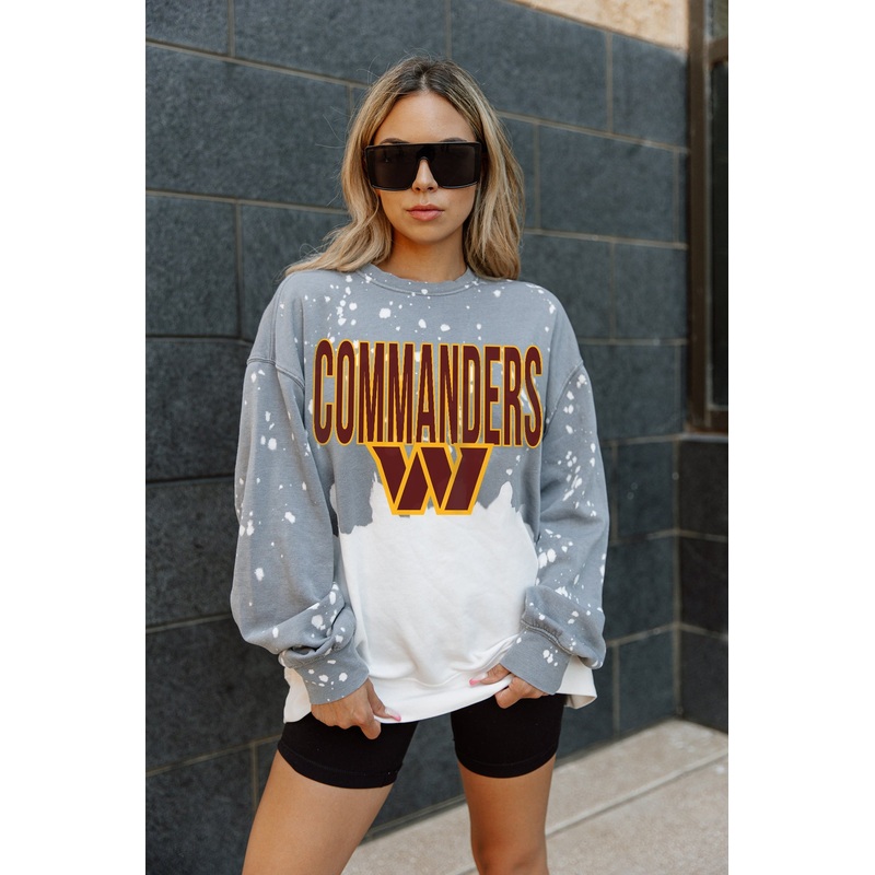 WASHINGTON COMMANDERS CASUAL FAN LONG-SLEEVE FRENCH TERRY PULLOVER