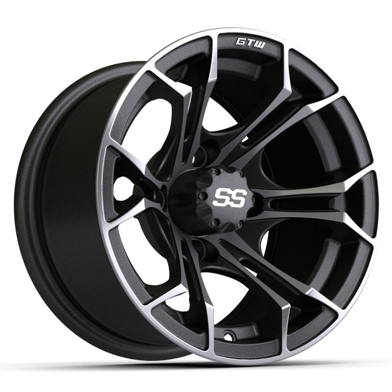 12 GTW Spyder Wheel  Matte Gray PN# 19-255