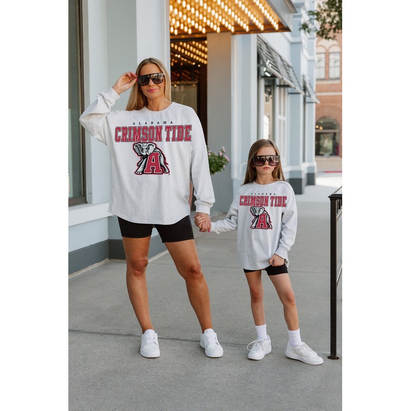 ALABAMA CRIMSON TIDE Big Goals Kid’s Long-Sleeve Tee