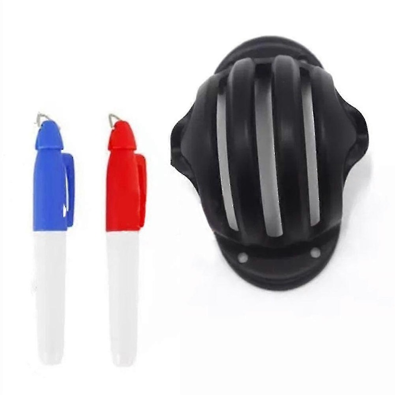 Golf Ball Triple Track 3 Line Marker Stencil Erc Chrome Soft Odyssey + 2 Pen High Quality-yyc