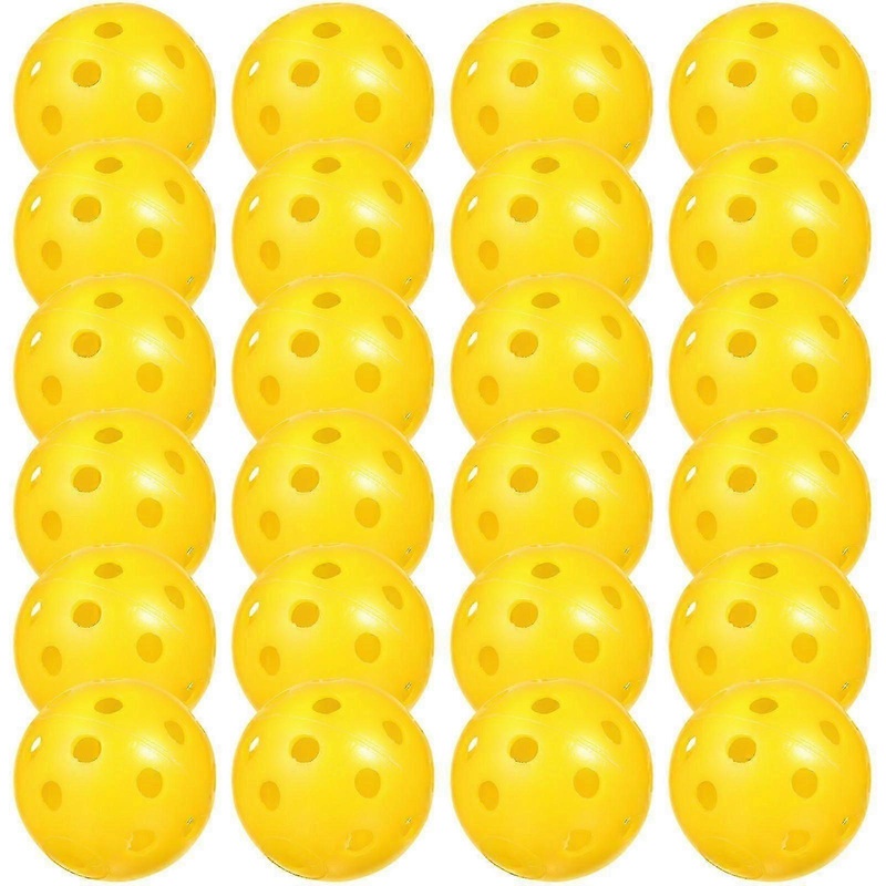 24pcs Golf Practice Balls Airflow Golf Balls Plastic Golf Balls Golf Training Balls Golfing Accessories