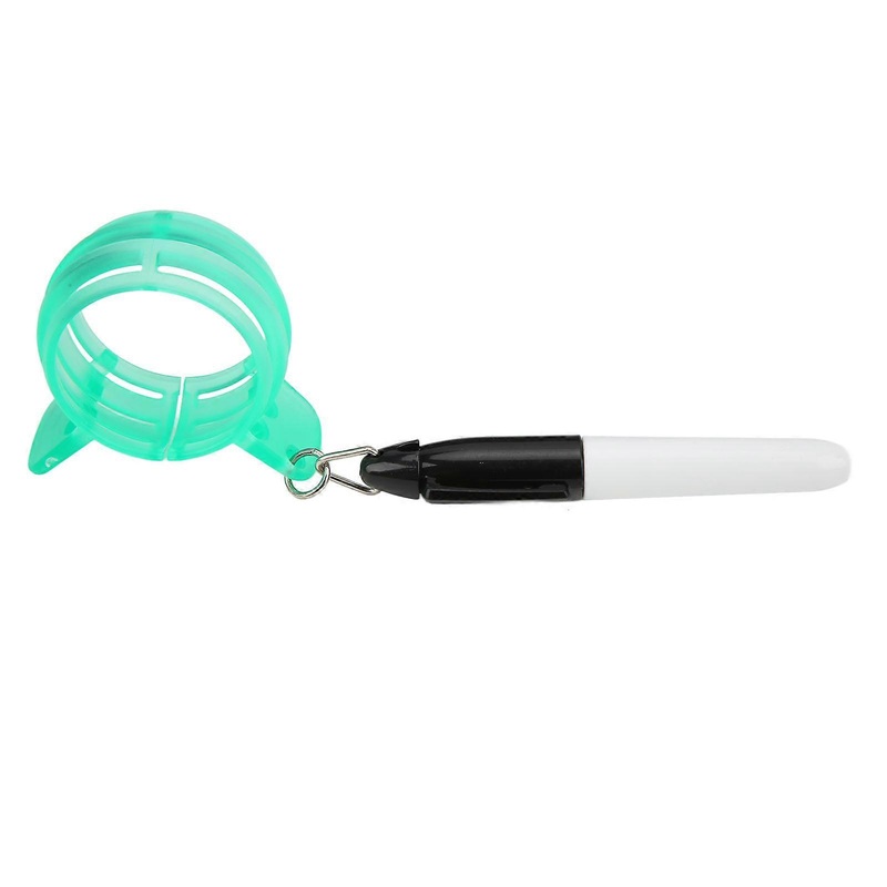 360 360Golf Ball Line Marker Plastic Golf Three Line Drawing Device for General PurposeGreen