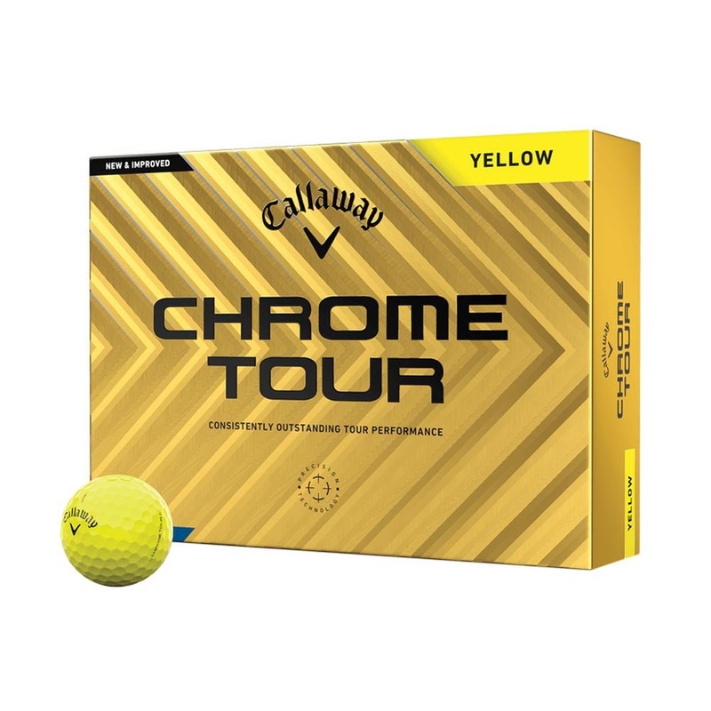 Callaway Chrome Tour Yellow 2024 Personalized Golf Balls