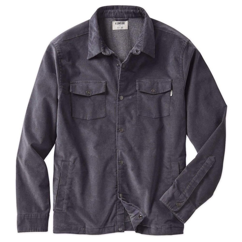 Linksoul Cord Jacket|Charcoal|Small|Medium|Large|X-Large|XX-Large