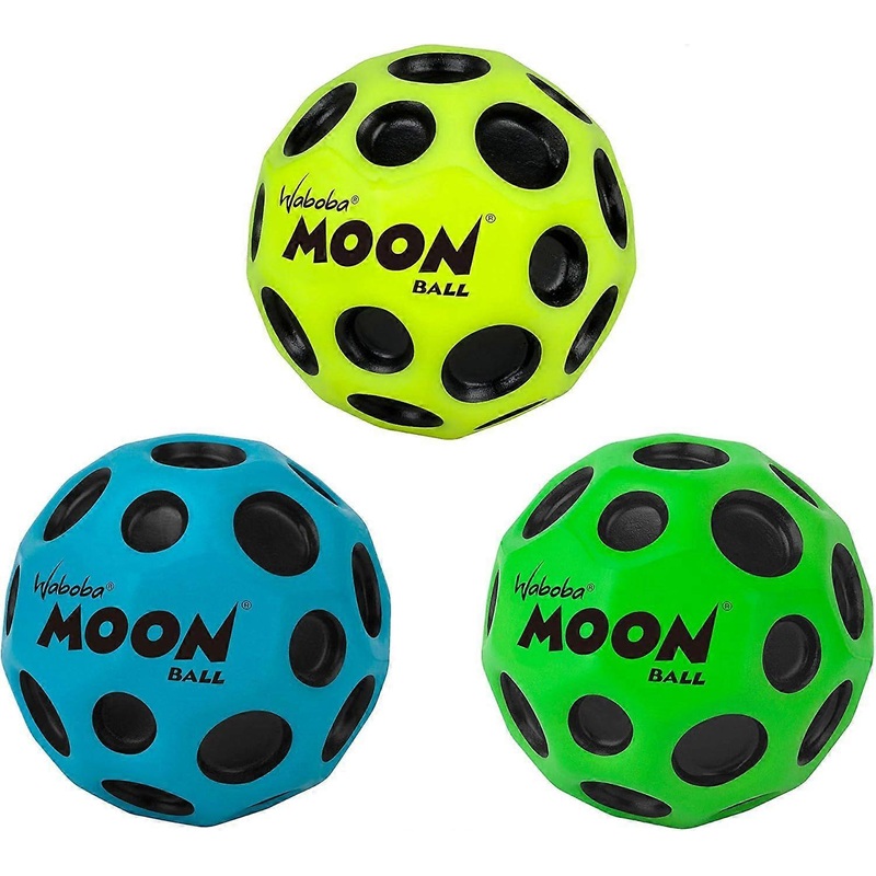 Unisex Adult Moon Balls 3 Pack Bounce Mix 63mm