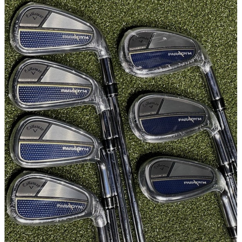 Callaway Paradym Iron Set 5-PW, AW Stiff Flex Steel Elevate MPH 95 NEW!