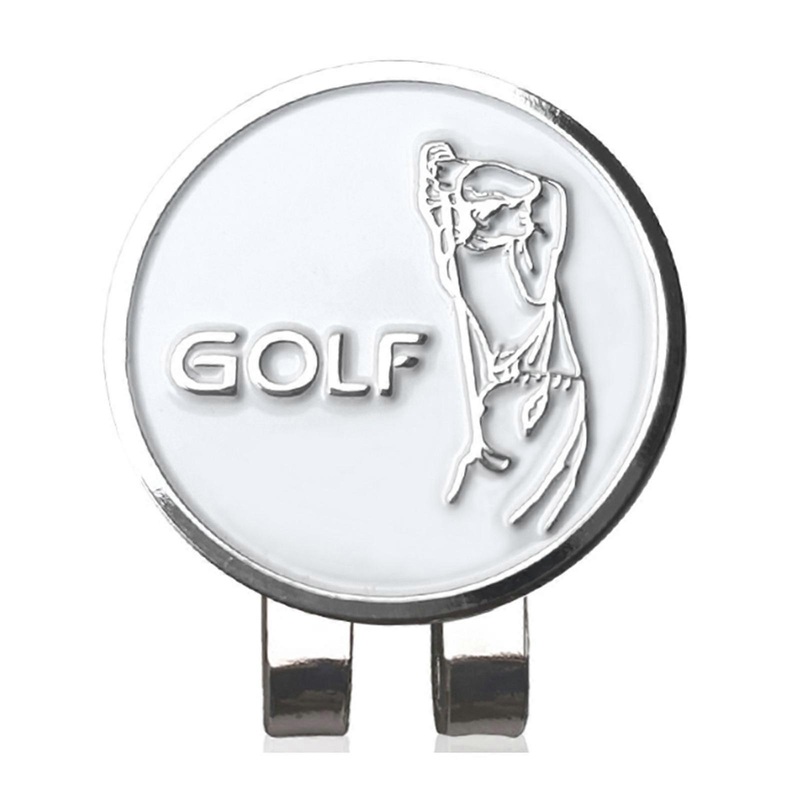 Golf Hat Clip Golf Ball Marker Holder Women Mens Golf Training Aids Courts Tool Hat Clip Magnetic Easily Attach to Hat