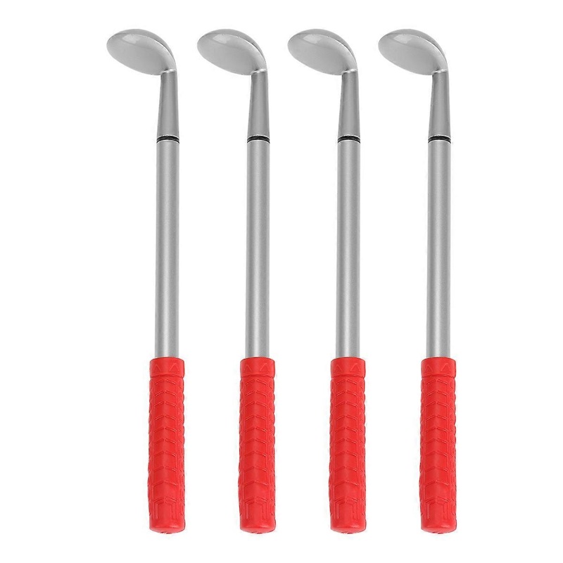 Mini Ballpoint Pen Creative Writing Pen Golf Design Red 16×25 Cm Metal Alloy 4Pcs
