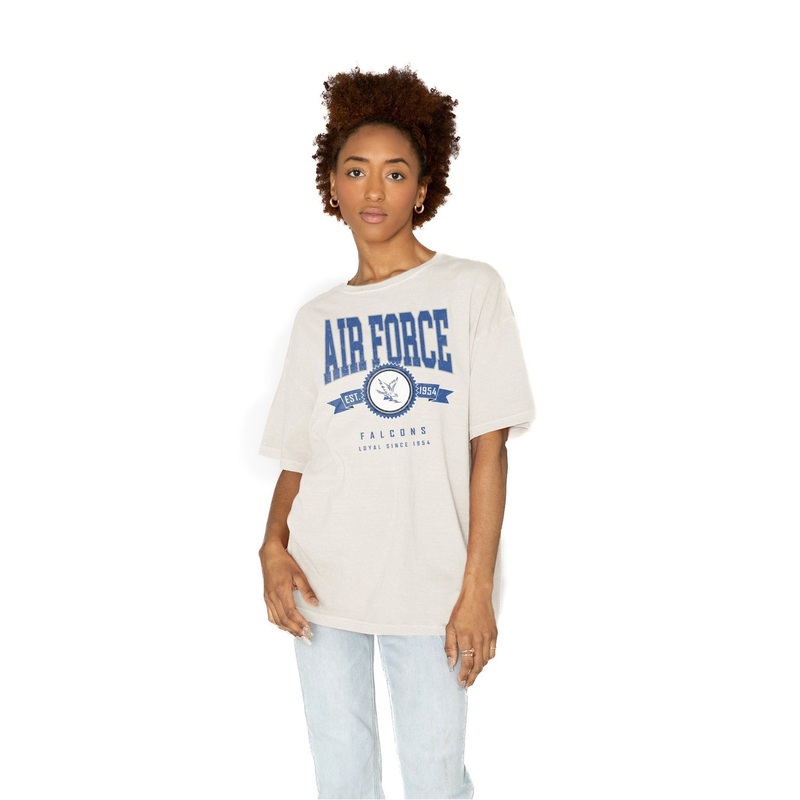 AIR FORCE FALCONS GET GOIN’ OVERSIZED CREW NECK TEE