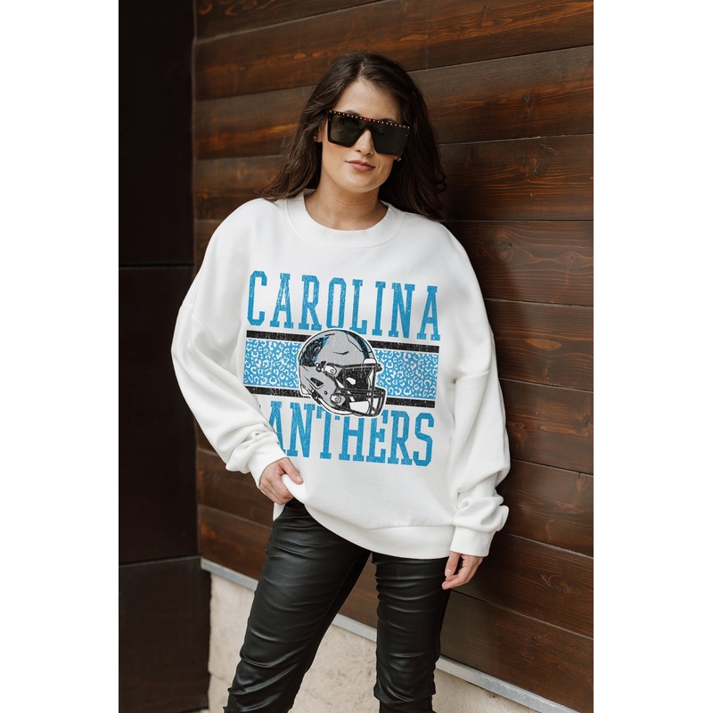 CAROLINA PANTHERS Fair Catch Crewneck Pullover