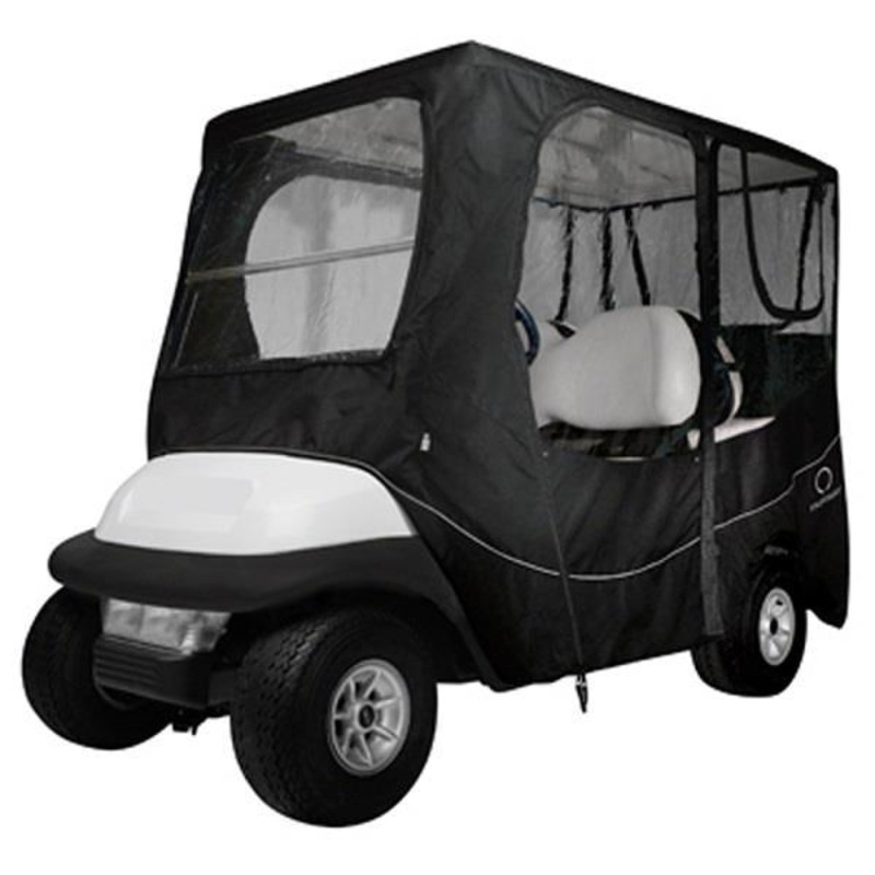 Classic Accessories Deluxe Black 4-Passenger Golf Cart Enclosure (Universal Fit) PN# 2035