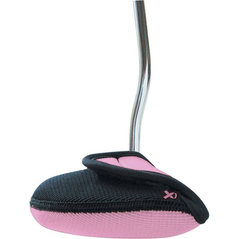 Stealth 2-Ball Mallet Putter Cover – Black/Pink