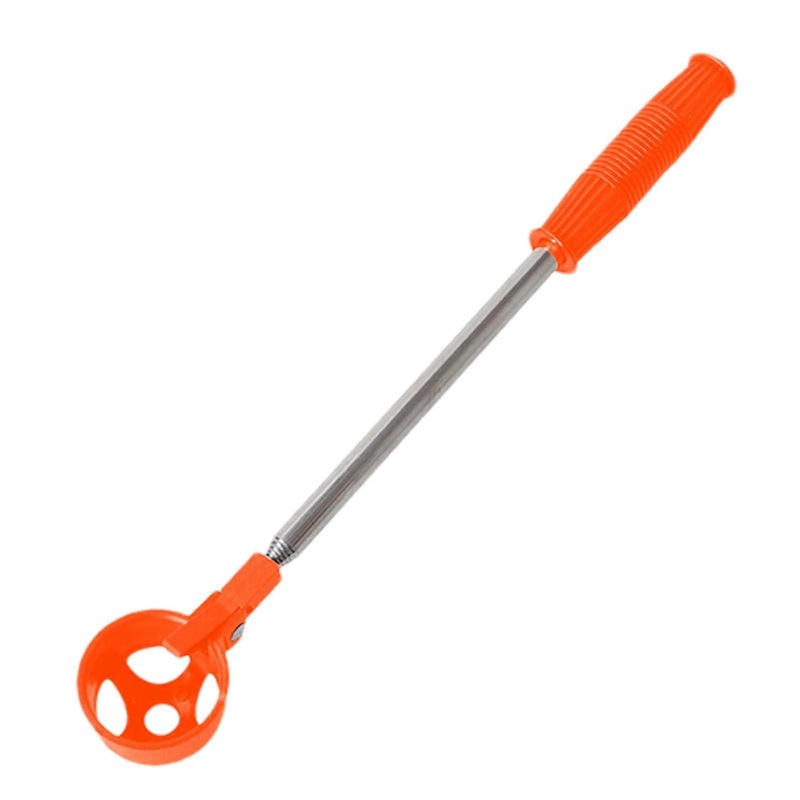 Golf Ball Retriever  Telescopic Grabber, Heavy-Duty Water Collector, 15 Feet Long, Orange, Ideal for Water Hazards