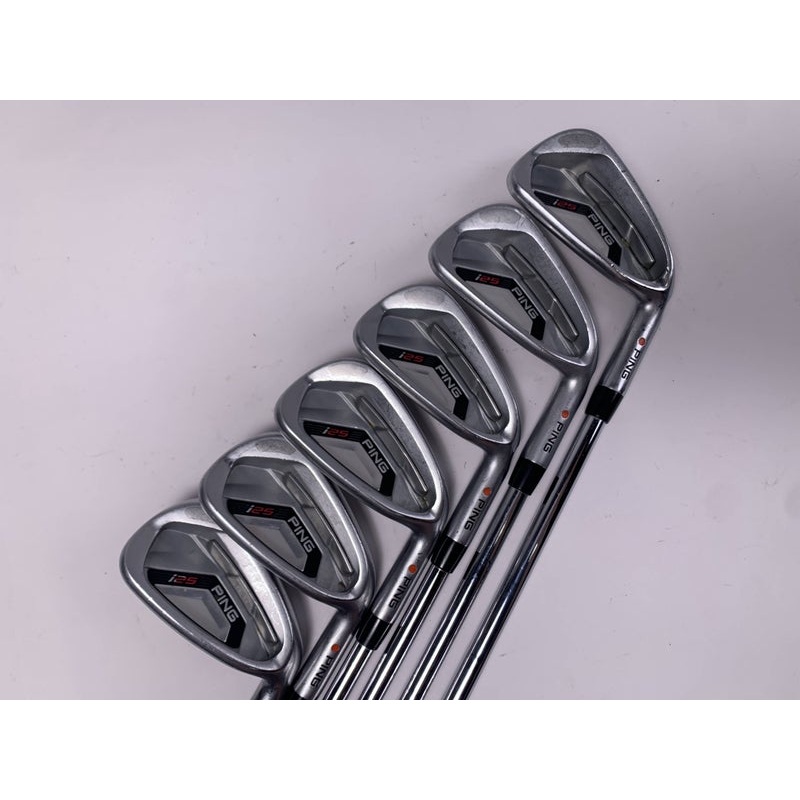 Ping i25 Iron Set 5-PW Orange Dot 2* Flat CFS Max Stiff Steel Mens RH