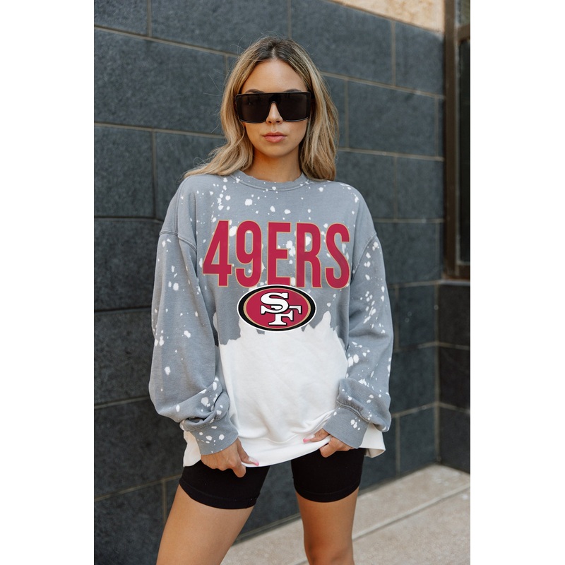 SAN FRANCISCO 49ERS CASUAL FAN LONG-SLEEVE FRENCH TERRY PULLOVER