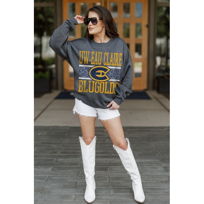 WISCONSIN-EAU CLAIRE BLUGOLDS Wild Tailgate Fleece Pullover