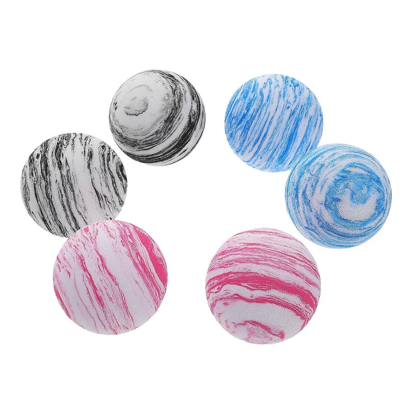 Assorted Color Eva Indoor Practice Toy for Kids Round Golf 6Pcs
