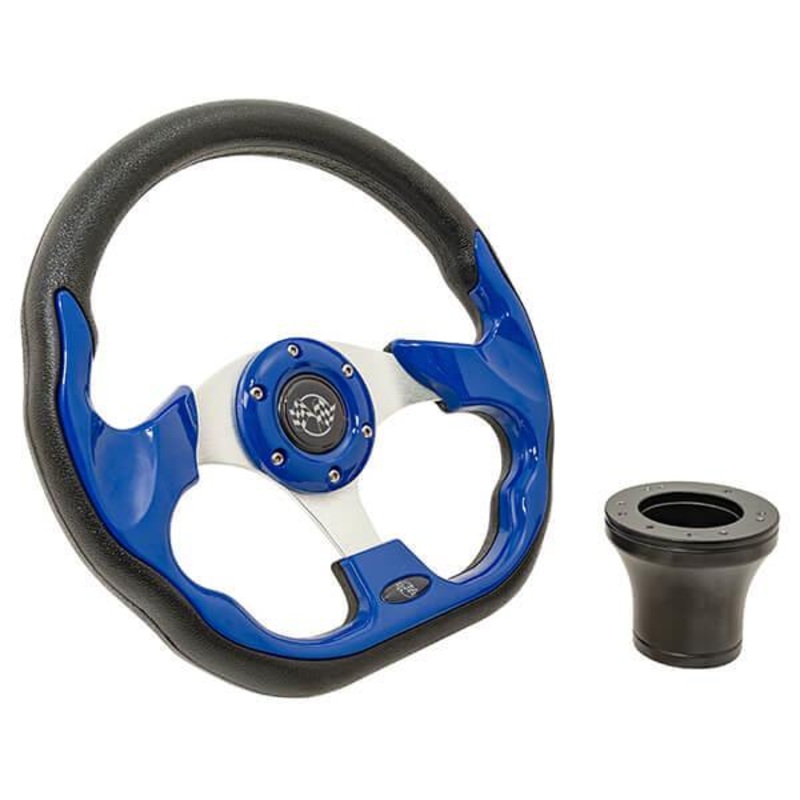 Club Car Precedent Blue Racer Steering Wheel Kit PN# 06-095