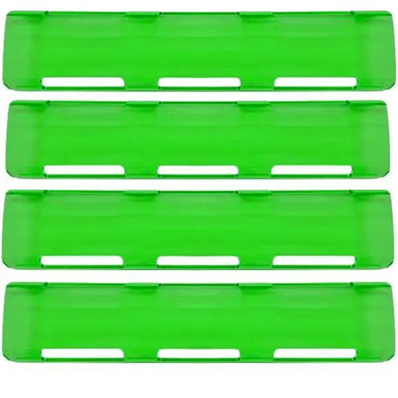 40 Green Single Row LED Light Bar Cover Pack PN# 02-068