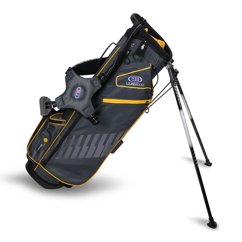 US Kids UL63-s Stand Bag|Grey Gold|Navy Grey