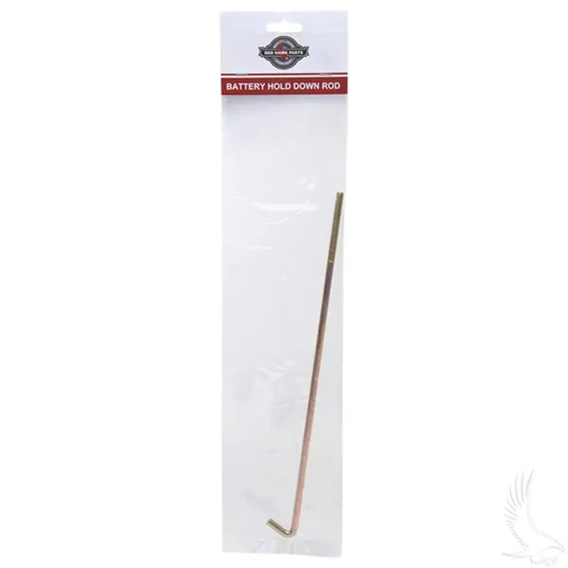Battery Hold Down Rod, J-hook 10.25, Yamaha G1-G22 Gas 78+