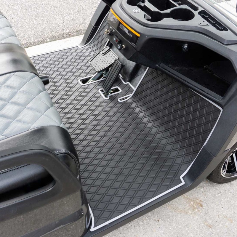 Xtreme Floor Mats for Yamaha UMAX Rally / Drive2 QuieTech EFI 2007-Up – Black/Grey PN# 03-192