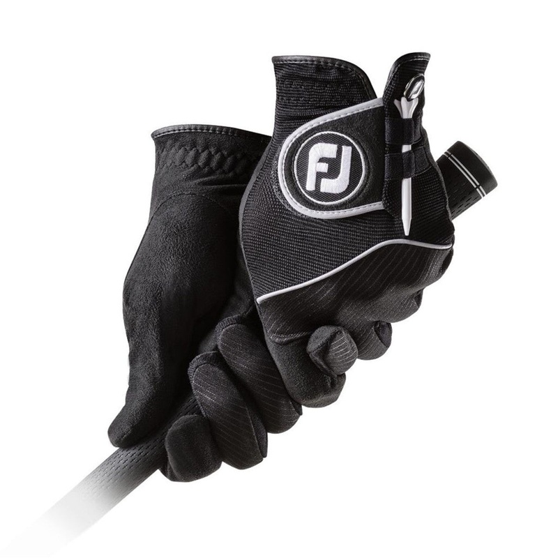 FootJoy Men’s RainGrip Glove – Black – Pair – Prior Generation