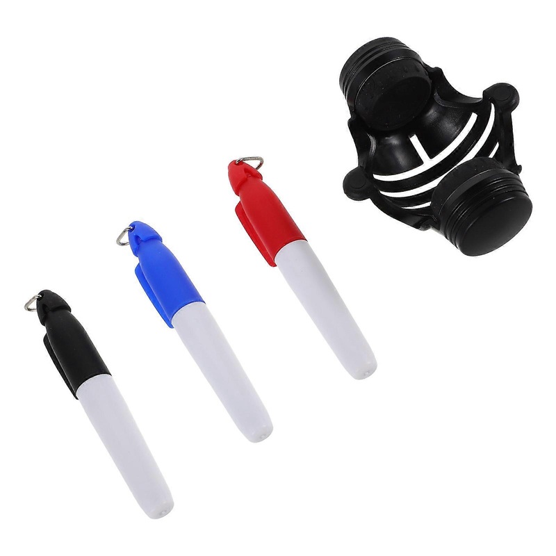 Golf Ball Marker Alignment Tool with Rotating Design and Precision Line Drawing Pen for Tournament and Training Use  Enhanced Accuracy Marking