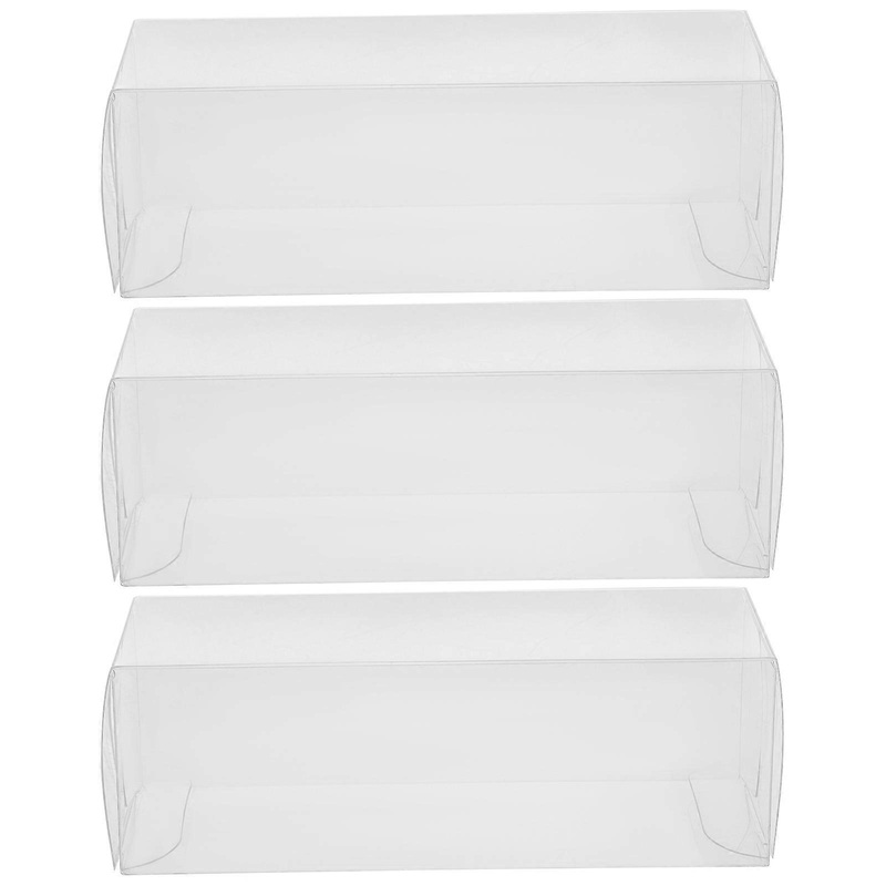 Golf Ball Packaging Box Clear Containers for present Giving 3Pcs Durable PE Material