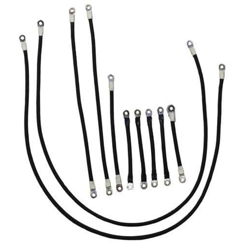 1975-Up EZGO PDS-DCS – 600v 4-Gauge Heavy-Duty Weld Cable Set