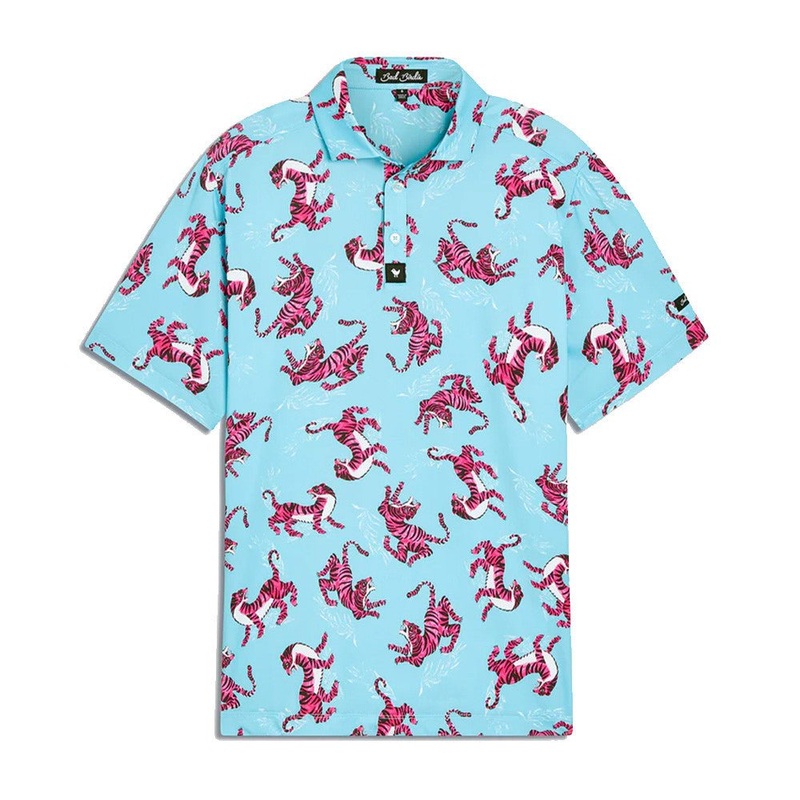 Bad Birdie Tiger Watch Polo|Tiger Watch|Small|Medium|Large|X-Large|XX-Large