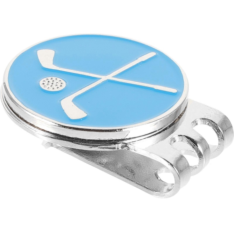 Blue Golf Hat Clip Ball Marker Golf Accessories 3.5X2.5cm Stylish 1Pcs