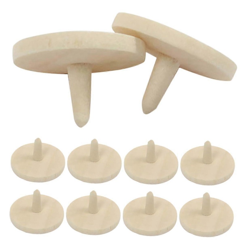 Golf Ball Alignment Tool – Mini Football Table for Marking Golf Balls – Wood Pattern Golf Field Design, Compact 1-Inch Size