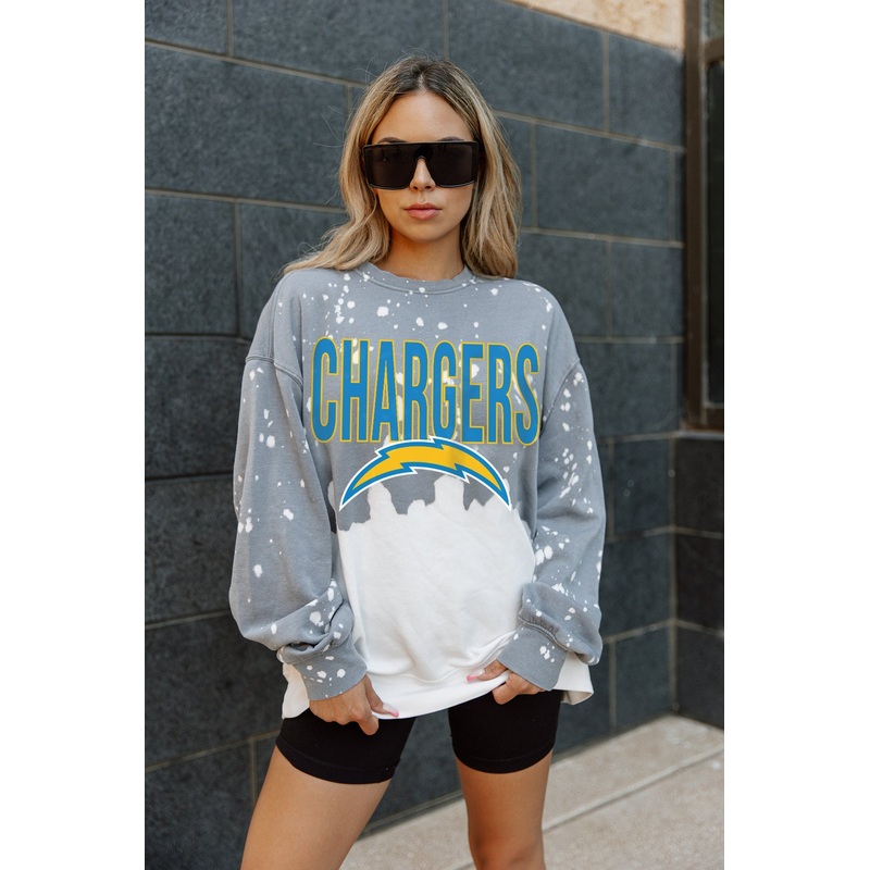 LOS ANGELES CHARGERS CASUAL FAN LONG-SLEEVE FRENCH TERRY PULLOVER