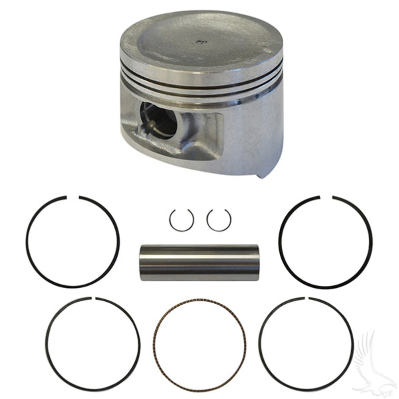 Piston and Ring Assembly, +.50mm, Yamaha G20, G16, G11 97+ PN# ENG-202