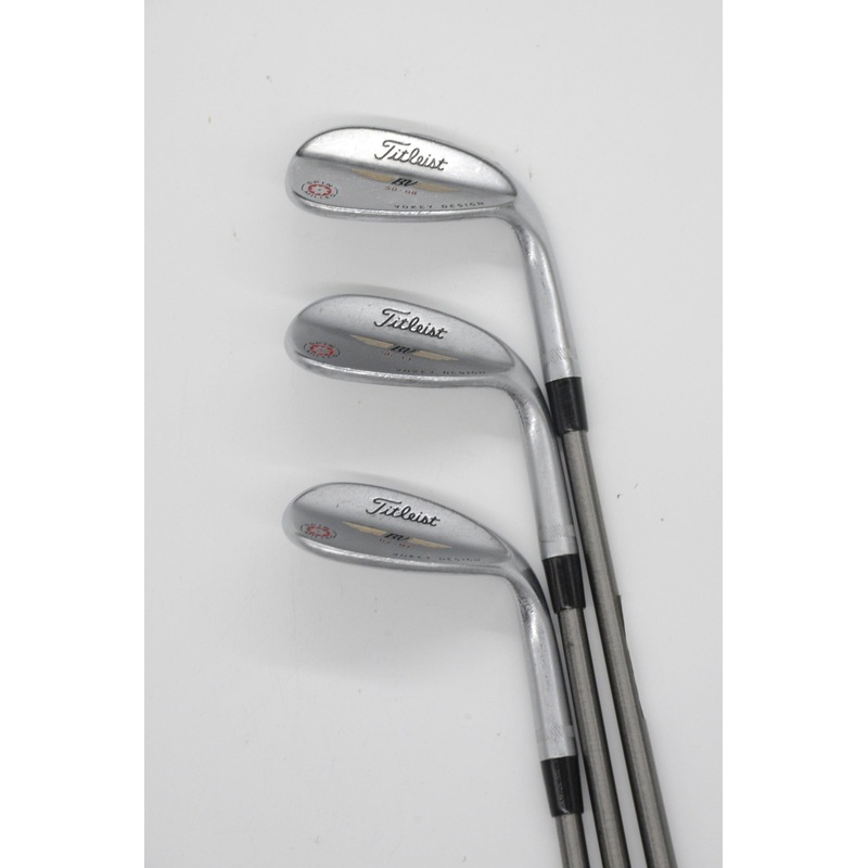 Titleist Vokey Spin Milled 50, 56, 62 Degree Wedge Set SR Flex