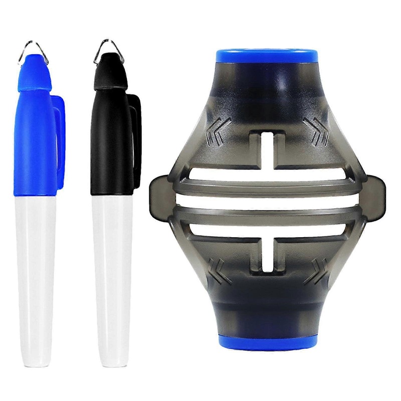 360 Ball Triple Track 3 Line Marker with Pen Golf Ball Marker Golf Mark Stencil