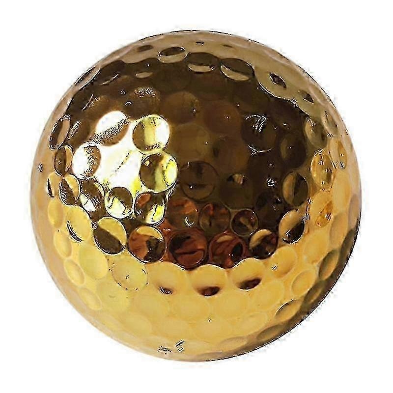 Indoor and Outdoor Swing Putter Training Gold Plated Golf Balls Perfect for Golfers