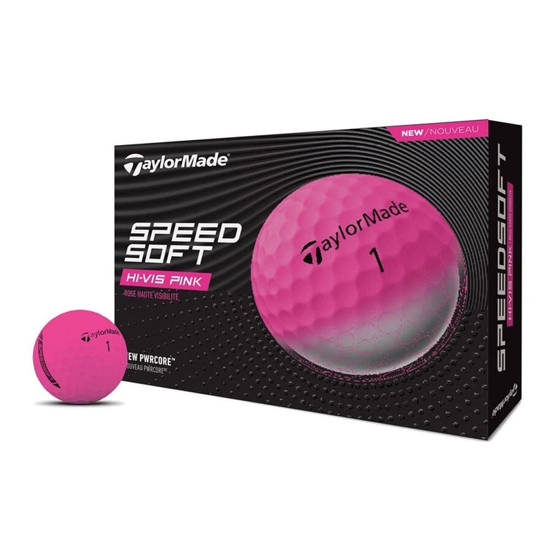 TaylorMade Speedsoft Golf Balls – Pink