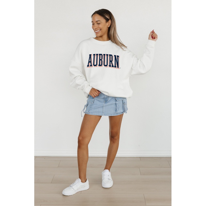 AUBURN TIGERS All-Star Appeal Fleece Crew Pullover By Madi Prewett Troutt