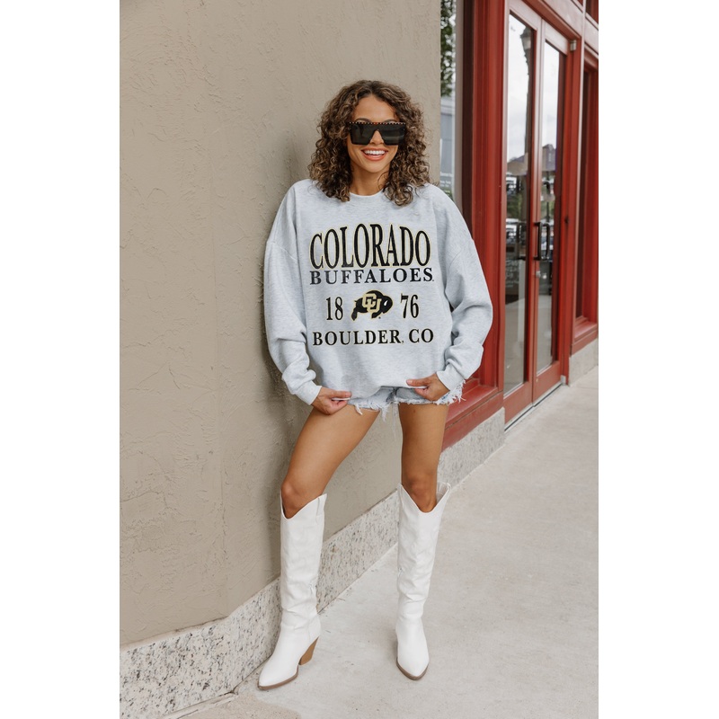 COLORADO BUFFALOES Allegiance Fleece Drop-Shoulder Pullover