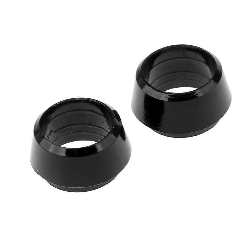 2pcs Plastic Golf Iron Ferrule for Taper Tip Iron Wedge Black 0.350