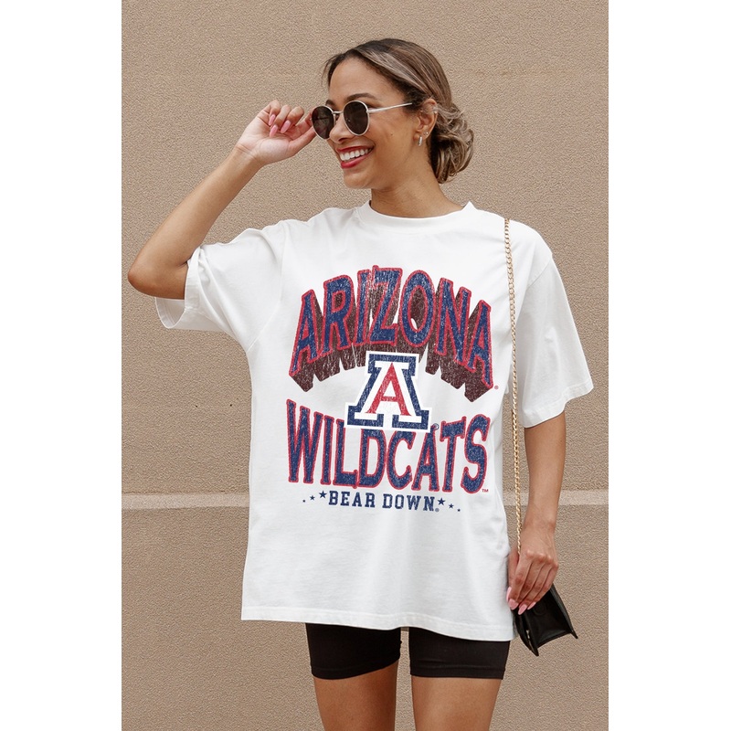 ARIZONA WILDCATS SHAKEDOWN OVERSIZED CREWNECK TEE