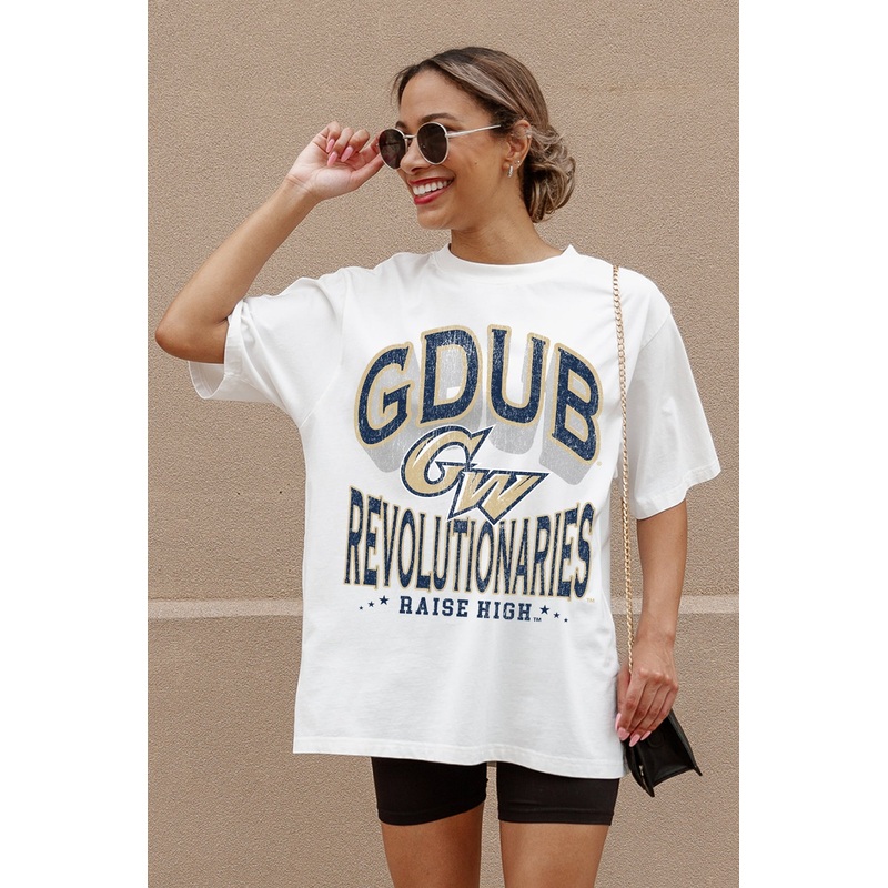 GEORGE WASHINGTON REVOLUTIONARIES Shakedown Oversized Crewneck Tee