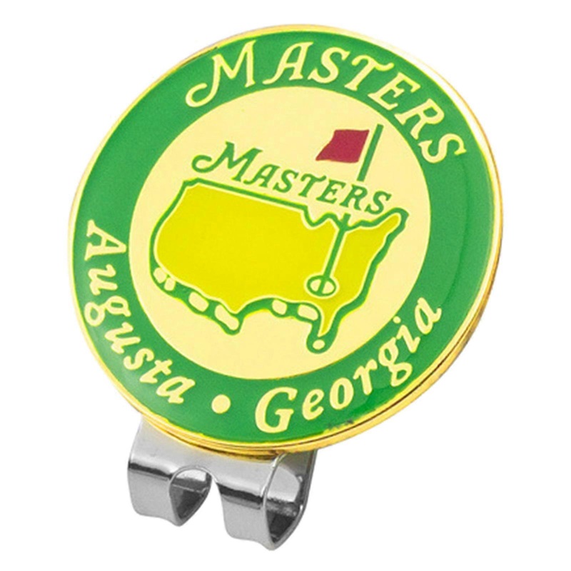 Golf Ball Marker Hat Clip 1.18Inch Ball Marker Golf Gift Assorted Pattern Zinc-Alloy Iron Hat Clip Kits with Golf Marker  MG