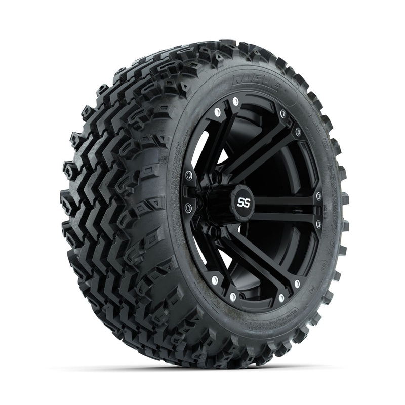 GTW Specter Matte Black 14 in Wheels with 23×10.00-14 Rogue All Terrain Tires  Full Set