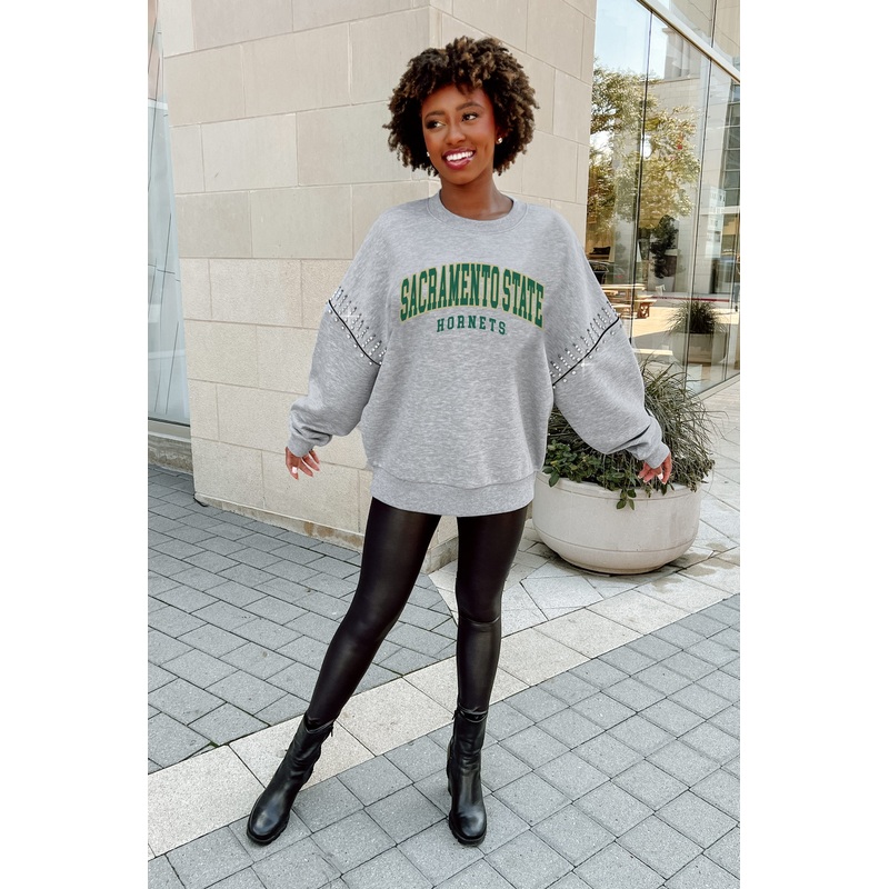 SACRAMENTO STATE HORNETS Competitive Edge Jewel-Trim Pullover