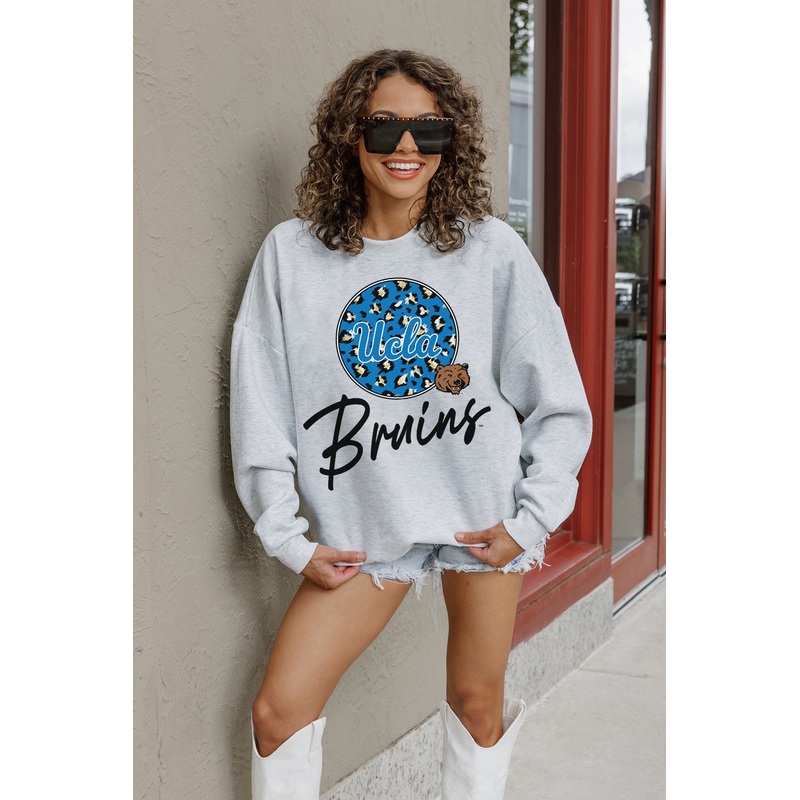 UCLA BRUINS Going Wild Fleece Drop-Shoulder Pullover