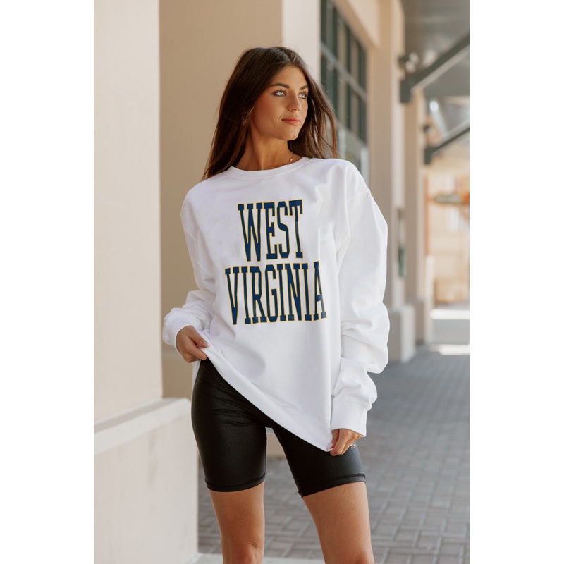 WEST VIRGINIA MOUNTAINEERS Play By Play Crew Fleece By Madi Prewett Troutt